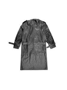 JUNTAE KIM - Corset Trench Coat - AW25 - BLACK